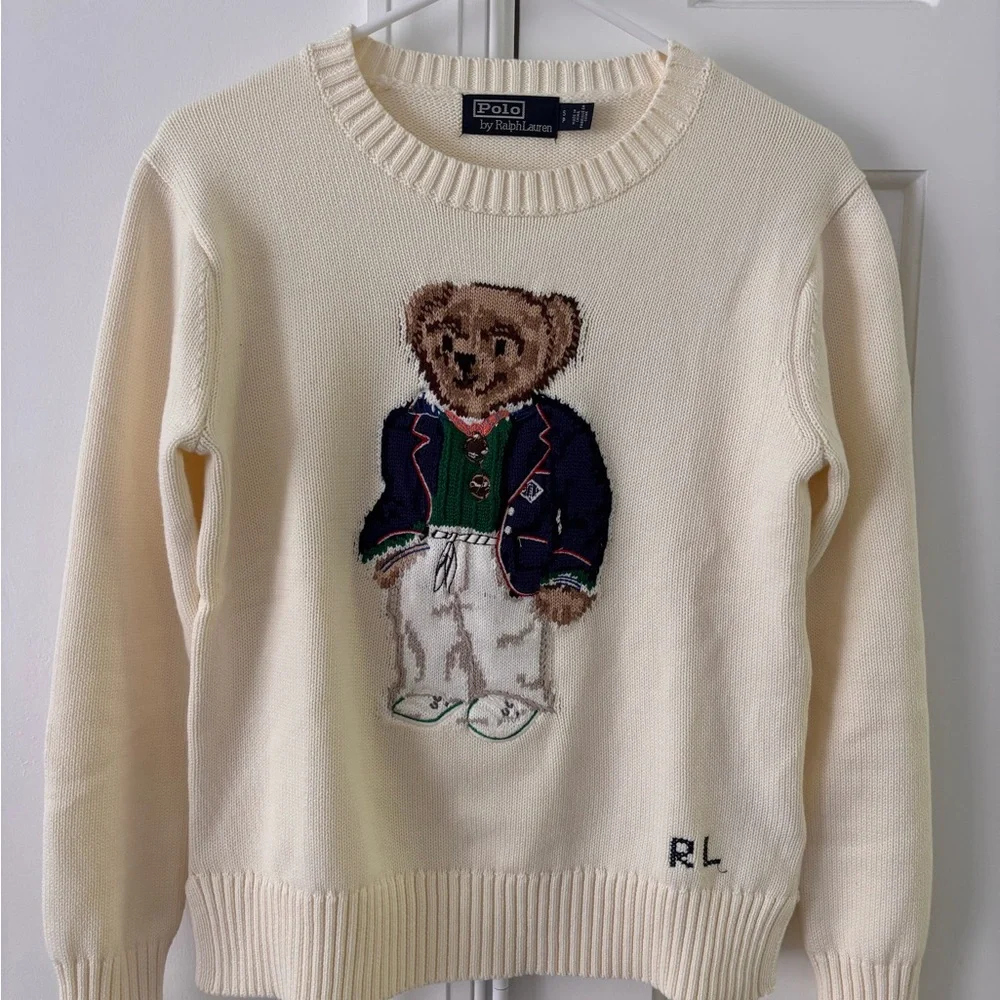 Polo Ralph Lauren crewneck bear - Picture 1 of 1